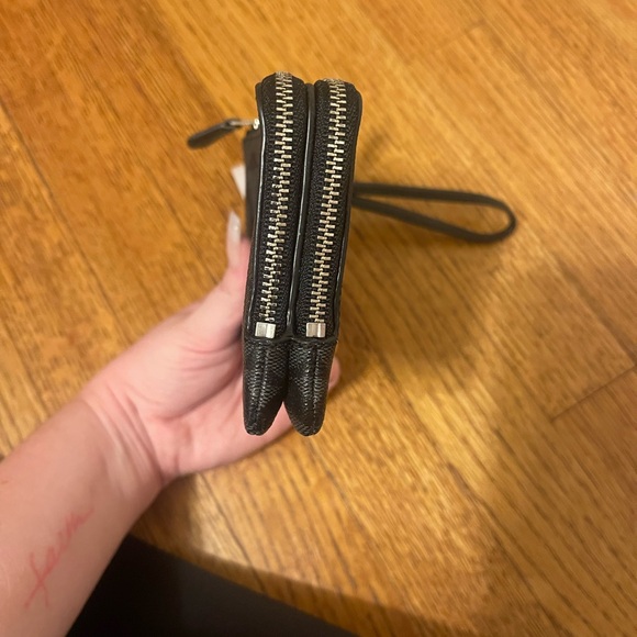 Coach Dark Gray Wristlet - Picture 3 of 7